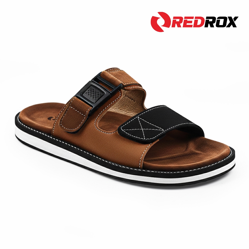 Jual RedRox Sandal Pria Slide Premium Nyaman Dipakai Traveling & Sehari ...
