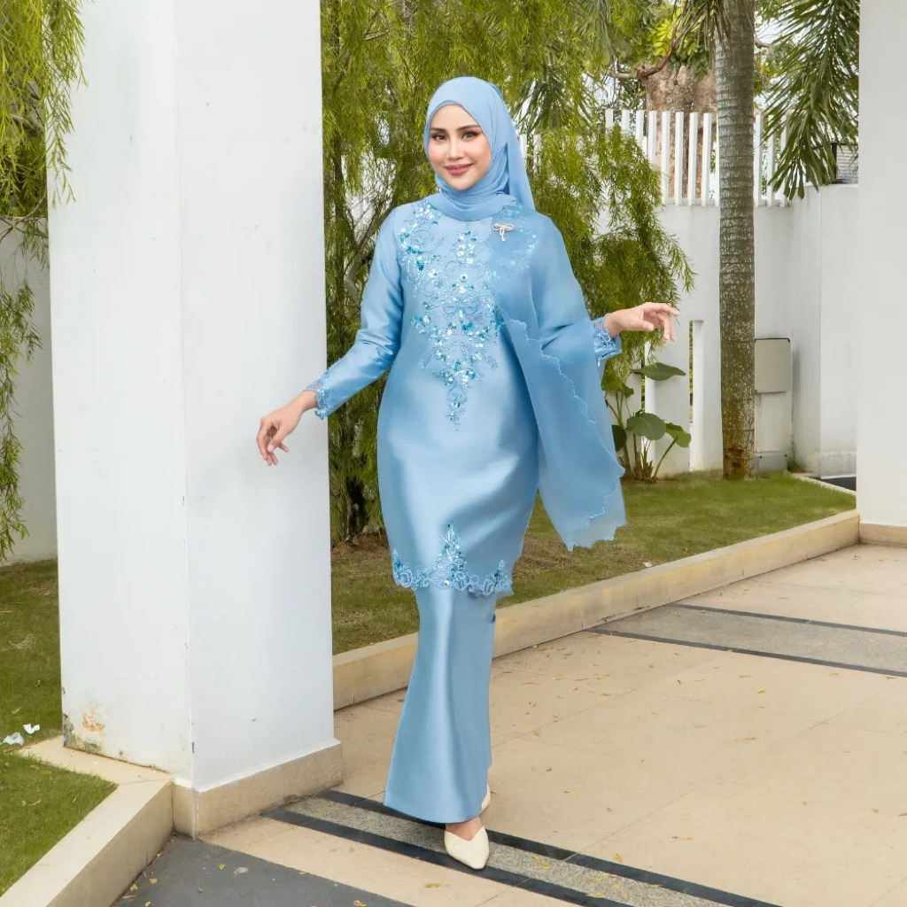 Jual Jastip Liyana Collection Baju Kurung Aurora//Jastip Malaysia ...