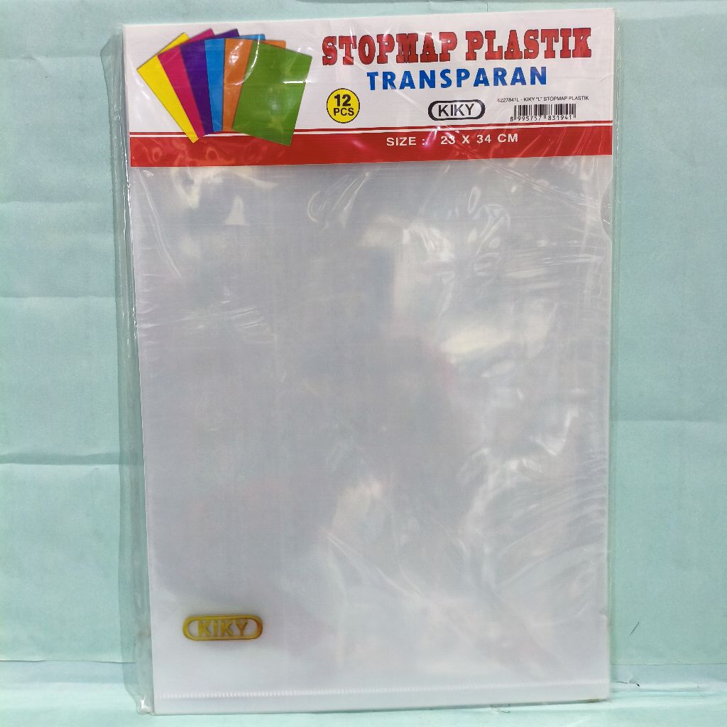 Jual KIKY MAP L stopmap plastik folio 12pcs / pack | Shopee Indonesia