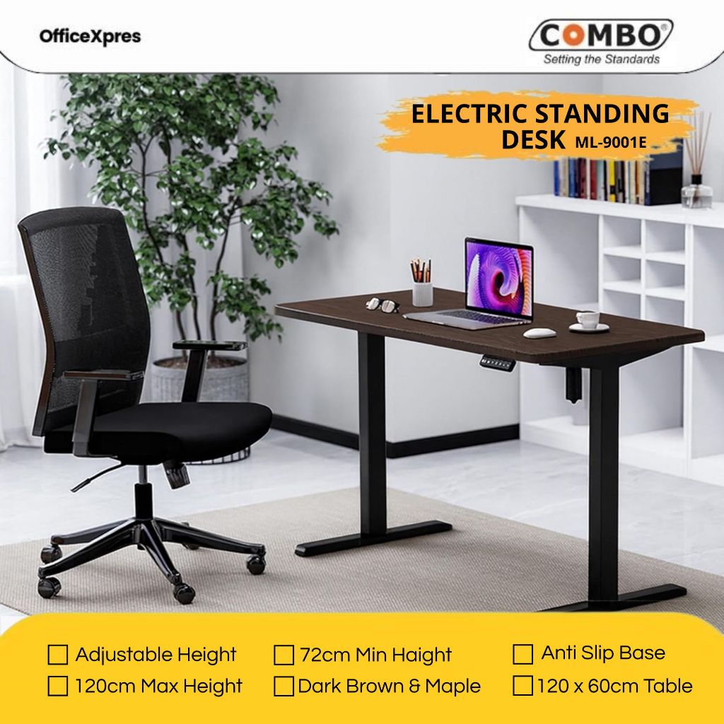 Jual Electric Standing Desk / Meja Gamin Elektrik / Meja Kerja Berdiri ...
