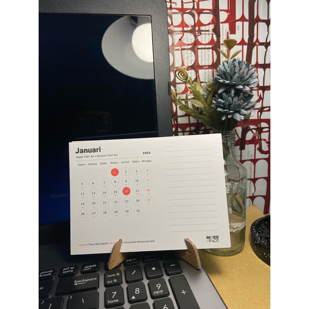 Jual Kalender Meja 2026 Aesthetic Planner - 2026 Edition kalender note ...