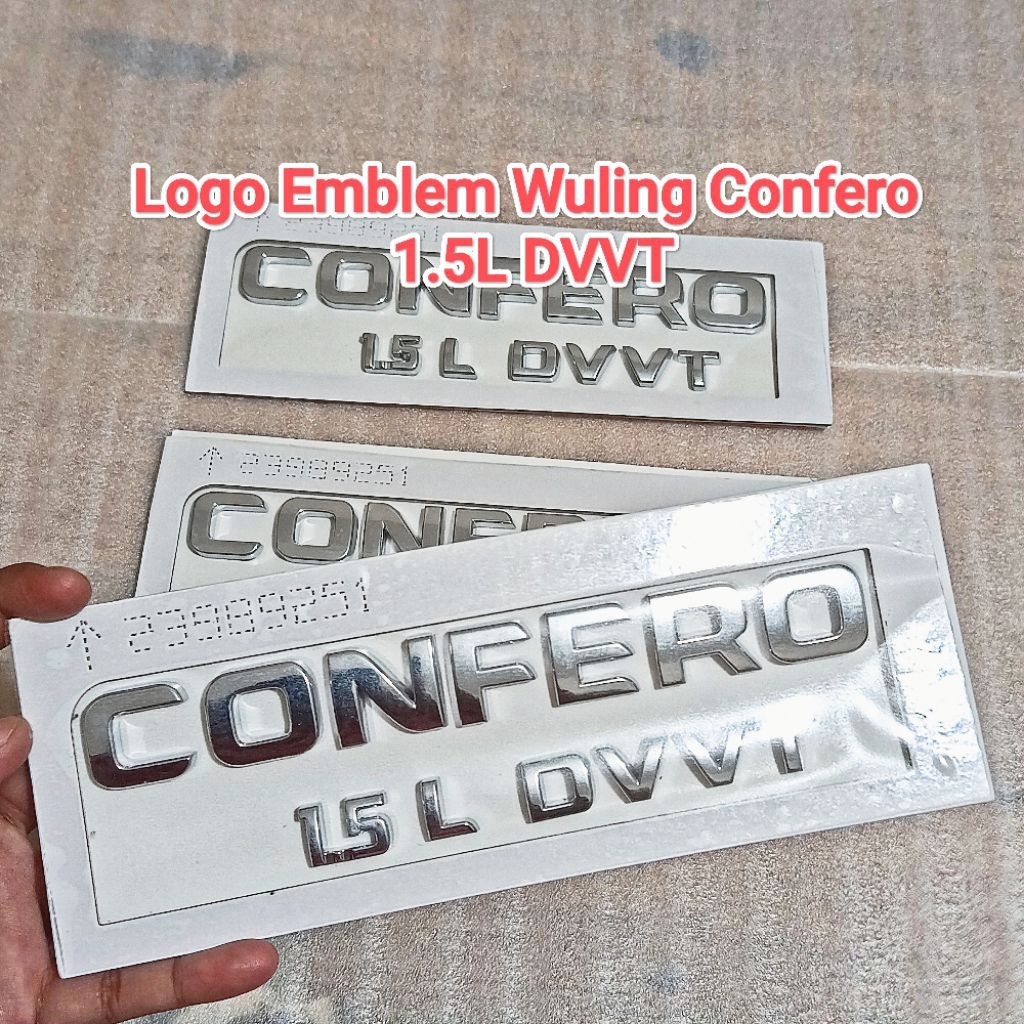 Jual Logo / Emblem Wuling Confero 1.5L DVVT Original | Shopee Indonesia