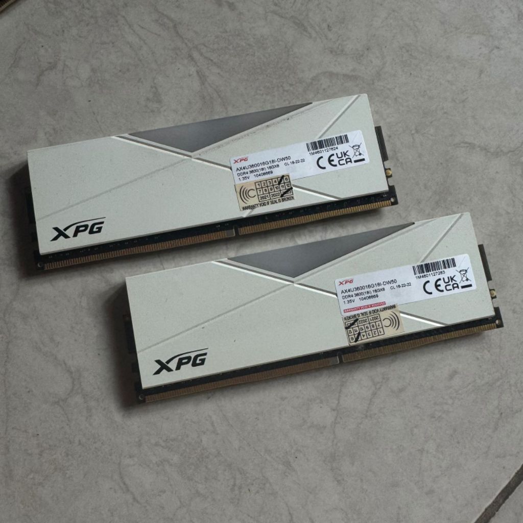 Jual RAM XPG RGB 32GB 16X2 DDR4 3600MHZ | Shopee Indonesia