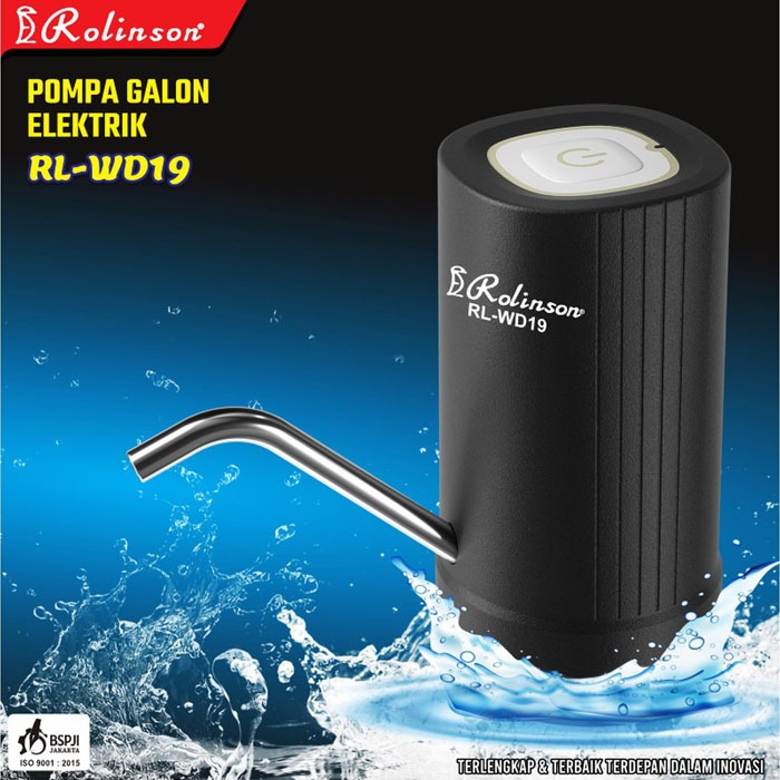 Jual Rolinson RL-WD19 Pompa Galon Elektrik Rechargeable Type C ...