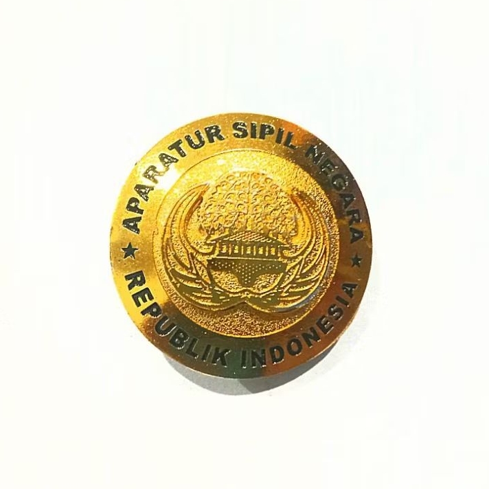 Jual Pin Korpri Aparatur Sipil Negara ASN/ PNS - Model Hurup Kedalam ...
