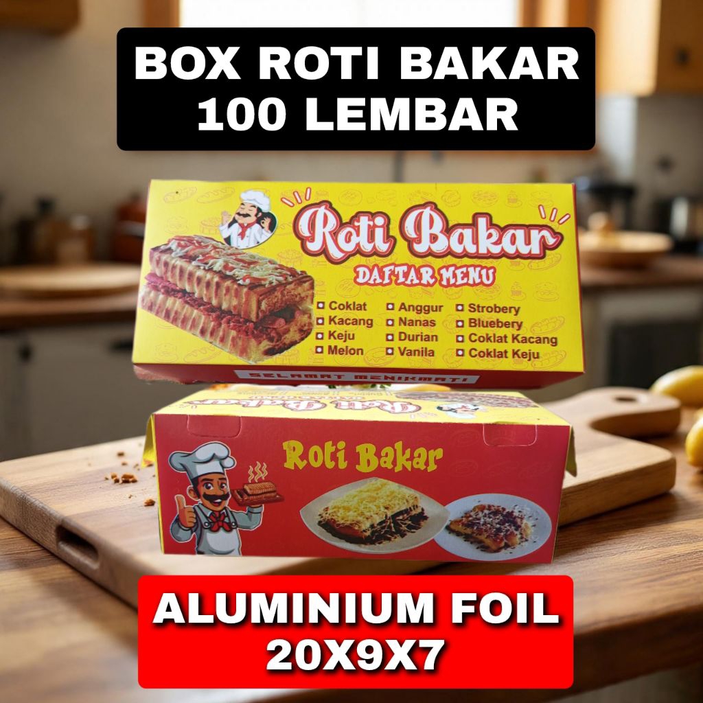 Jual promo box roti bakar/ dus roti bakar/ kardus roti bakar/ tempat ...