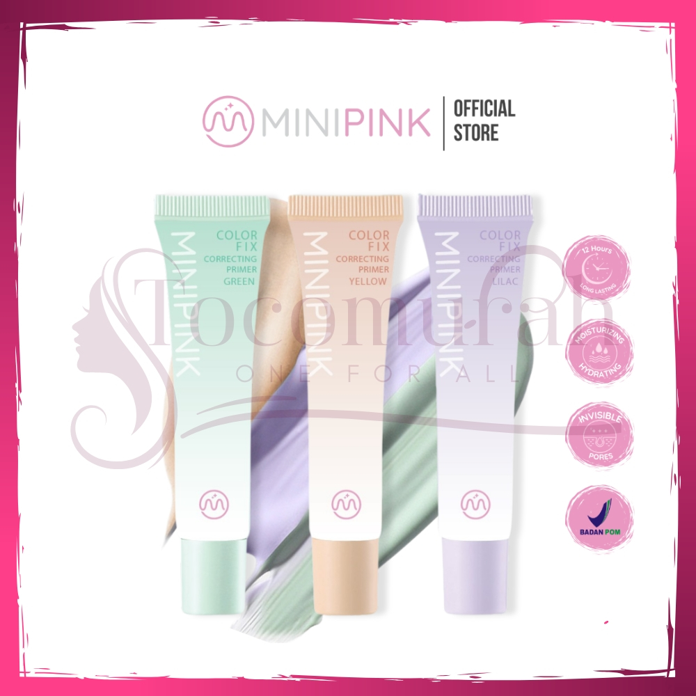 Jual Minipink Color Fix Correcting Primer Make Over Primer Silky ...