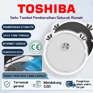 Robot Penyapu Cerdas Otomatis 3-in-1 Menyapu Menyedot Menyeka