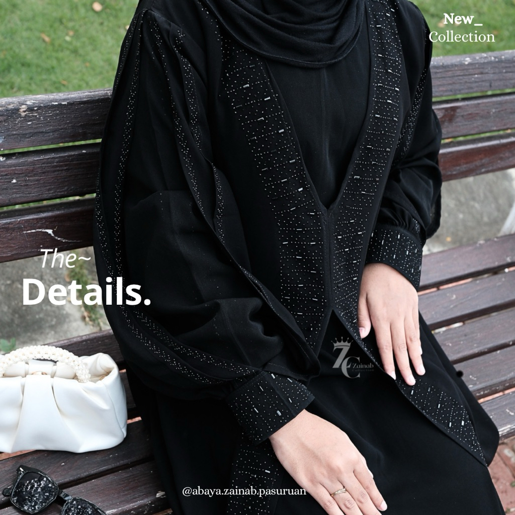 Jual NEW 10.10 [ ABAYA SHEIZA ] black remaja by zainab collection ...