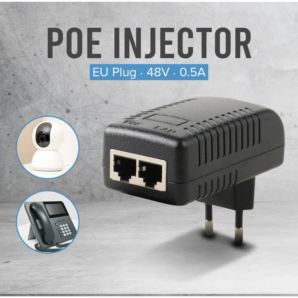 Jual PoE Injector Adaptor 48V | Shopee Indonesia