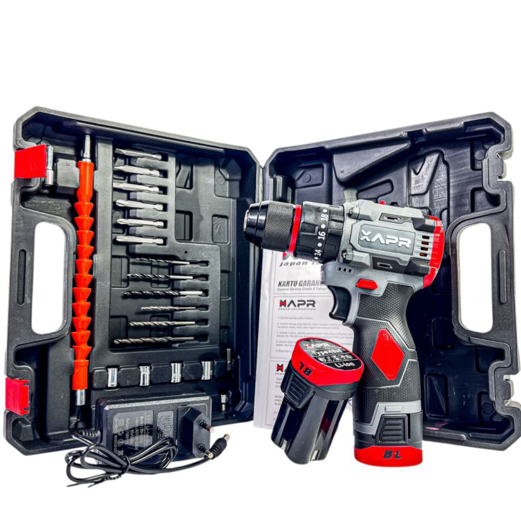Jual APR RAJA BOR impact drill BRUSHLESS TYPE AP85 pro 10mm keyless ...