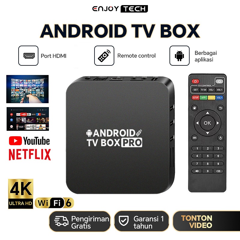 Jual Android Tv Box Pro Kotak TVAndroid 4K HD Box Pro Kotak TV Cerdas 2 ...