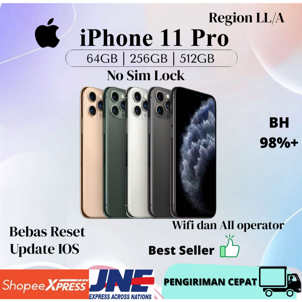 Jual Ip 11 Pro 64GB/256GB Second hand Bergaransi Terpecaya | Shopee ...