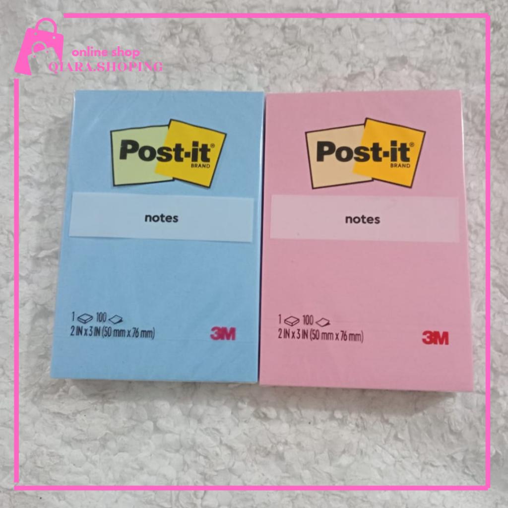 Jual 3M Post It Sticky Notes Memo 656-1MP CW 656-1CB CW | Shopee Indonesia