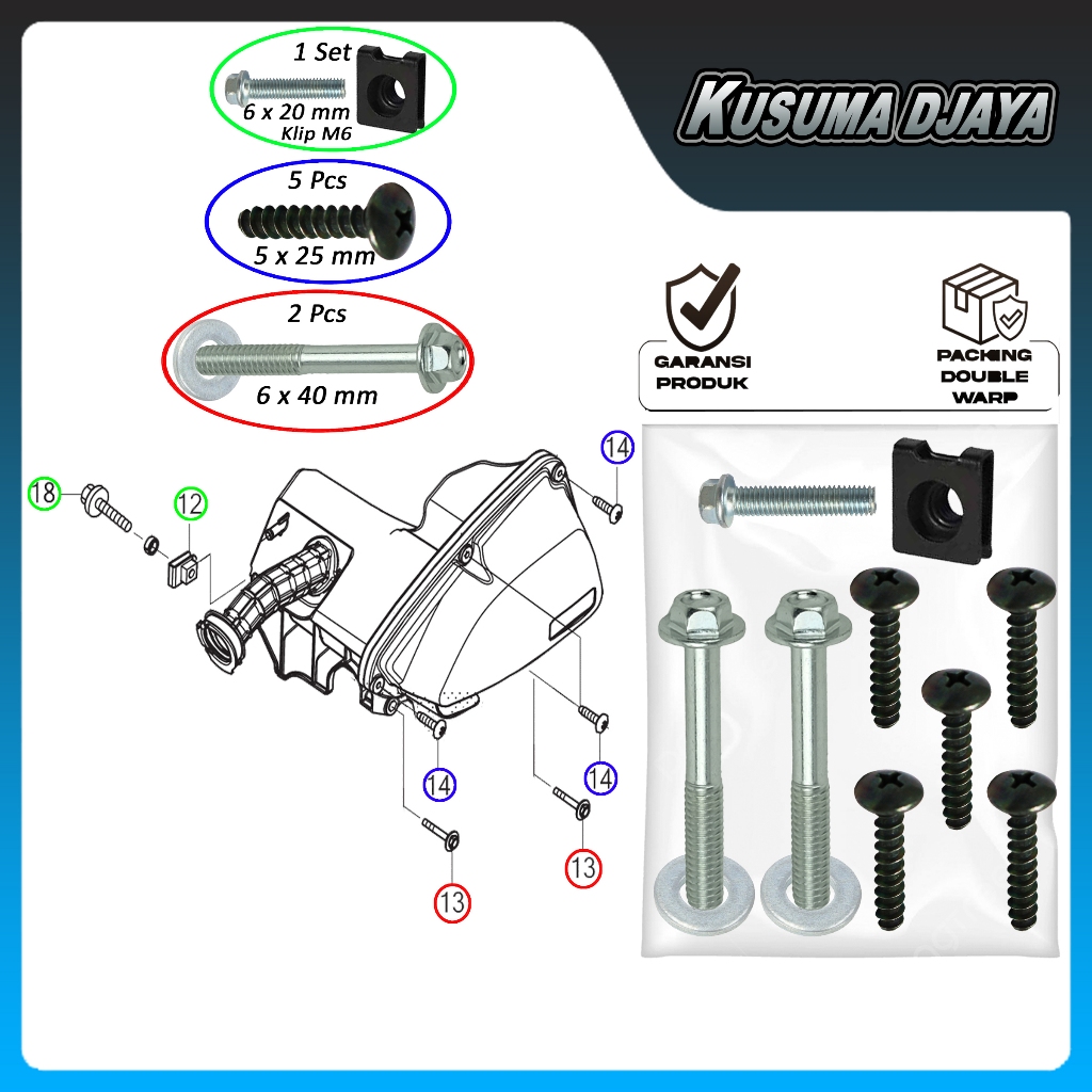 Jual BAUD BAUT BOX FILTER UDARA SET BEAT DELUXE GENIO SCOOPY PRESTIGE ...