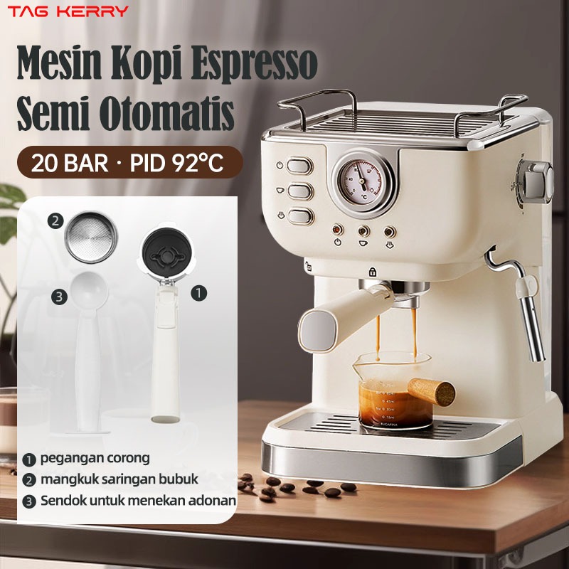 Jual Espresso Machine Coffee 20BAR Untuk Pemula dengan PID ...