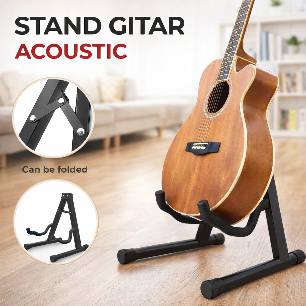 Jual Stand Gitar Accoustic Bass Dudukan Gitar Akustik Elektrik Rak ...