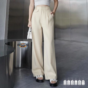 ORO PANTS Loose Pants Trouser Wanita Celana Anti Kusut Celana Kulot Wanita