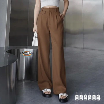 ORO PANTS Loose Pants Trouser Wanita Celana Anti Kusut Celana Kulot Wanita