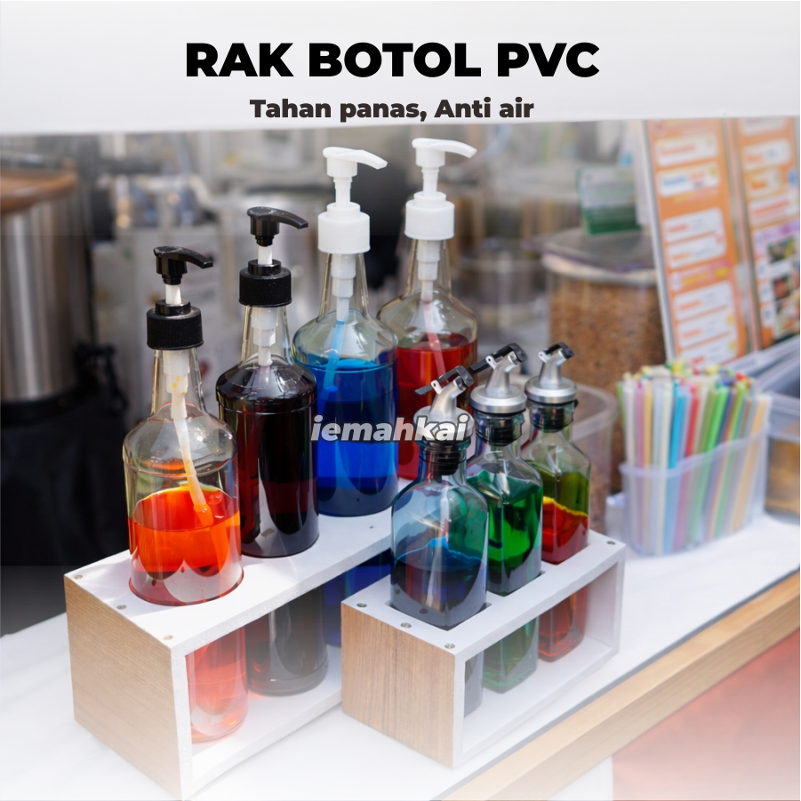 Jual RAK BOTOL PVC | Tahan panas dan Anti air jadi mudah di bersihkan ...