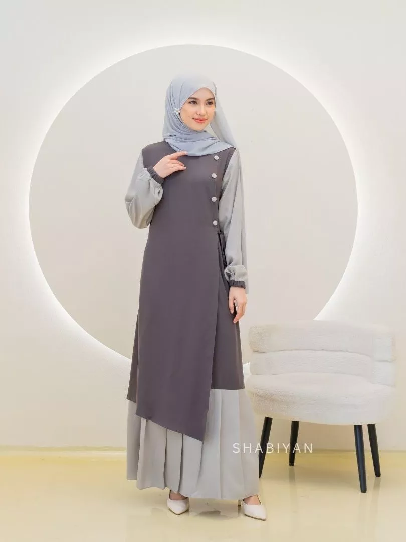 Gamis Remaja Gamis Wanita Polos Wollycrepe XS - Jumbo untuk aktivitas sehari-hari