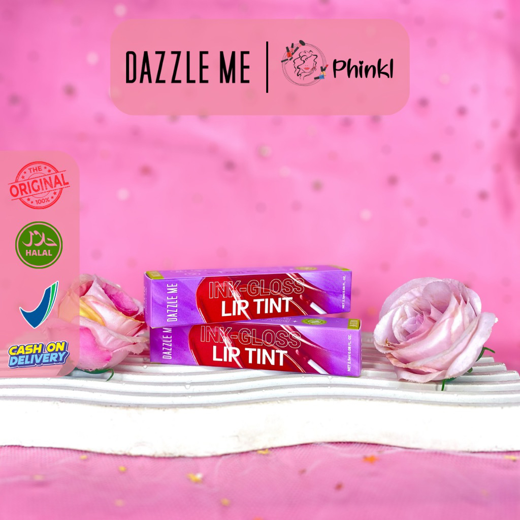 Jual PHINKL Dazzle Me Ink Gloss Lip Tint - Melembabkan dan Membuat ...