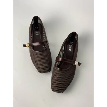 Muse Alma Mary Jane Flat Shoes Wanita – Nyaman Dipake Seharian Anti Gerah Ringan Empuk Garansi