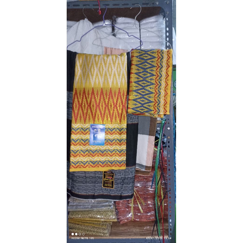 Jual kain tenun songket + selendang motif rang rang | Shopee Indonesia