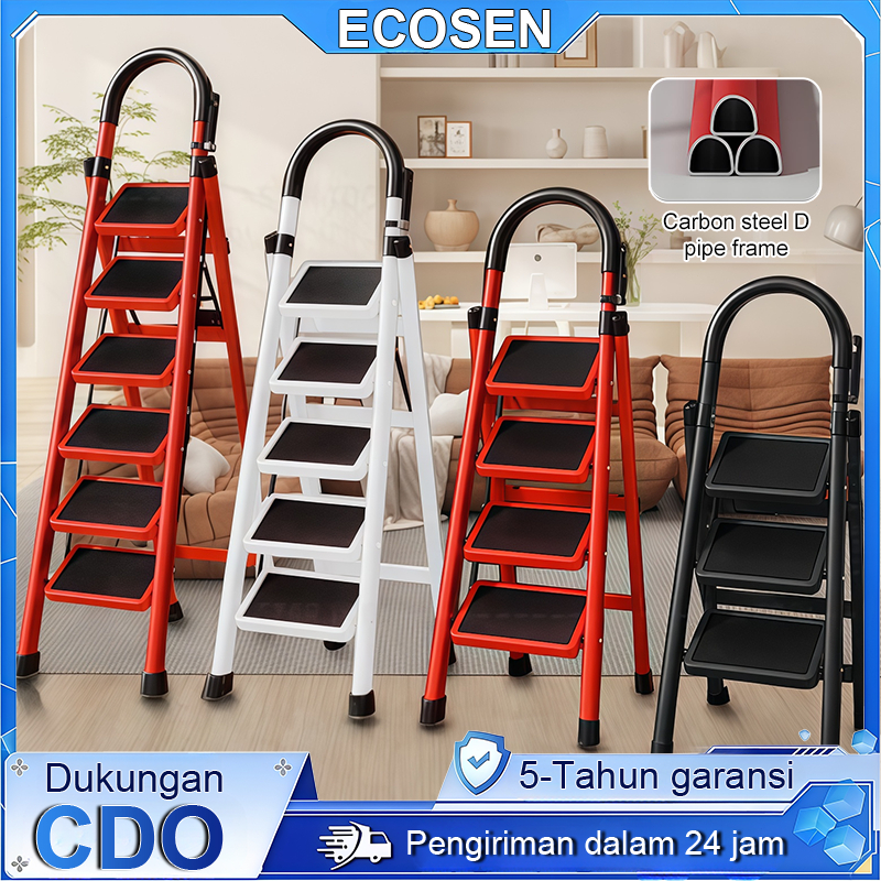 Jual ECOSEN Tangga 3/4/5/6 Step Tangga Lipat Multifungsi Lipat Tangga ...