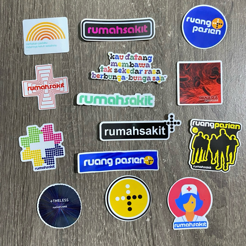 Jual RUMAHSAKIT | COD Sticker Pack Rumahsakit Sticker Vinyl Rumahsakit ...