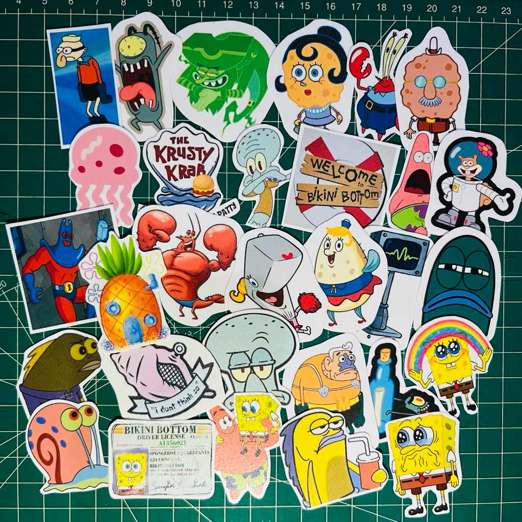 Jual [30PCS] STICKER SPONGEBOB SQUAREPANTS ISI 30 PATRICK STAR STICKER ...