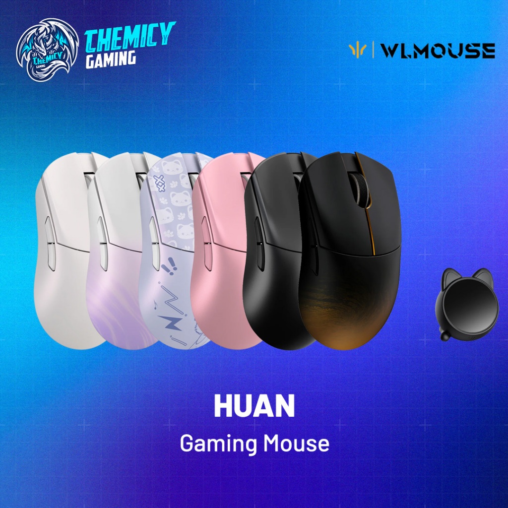Jual WLMouse / WL Mouse Huan 8K Stainless Magnetic Alloy Wireless ...