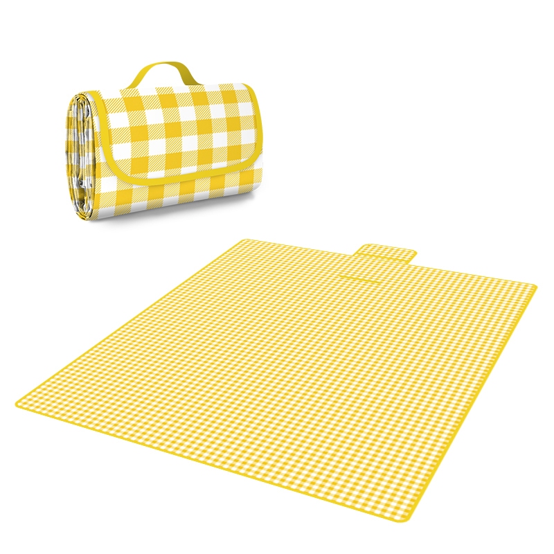 Tikar Piknik Outdoor 100x150cm/150x200cm/200x300cm Picnic Mat Lipat Anti Air Kai - foto 3