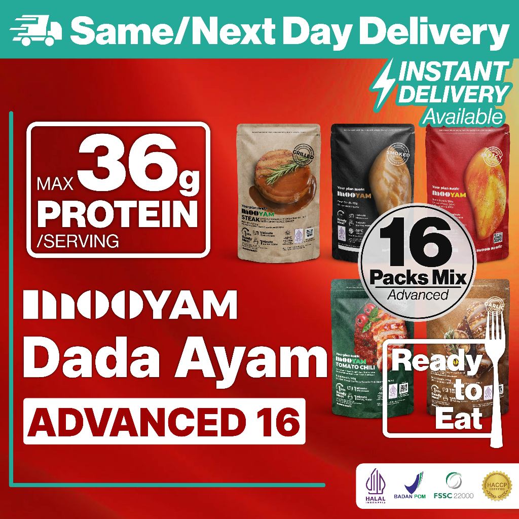 Jual [Bundle] Moon Mate Dada Ayam MOOYAM Protein Ready to Eat - Chicken ...