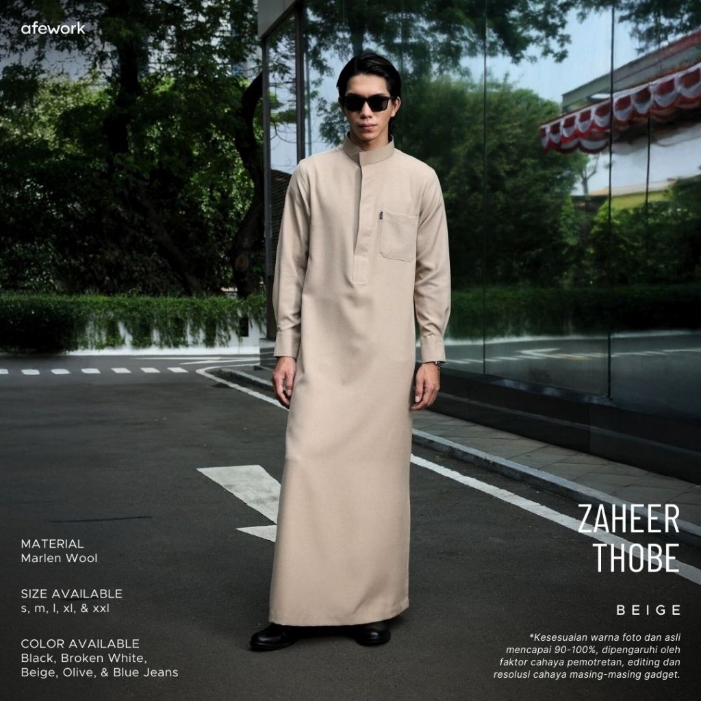 Jual Afework Zaheer Thobe | Shopee Indonesia