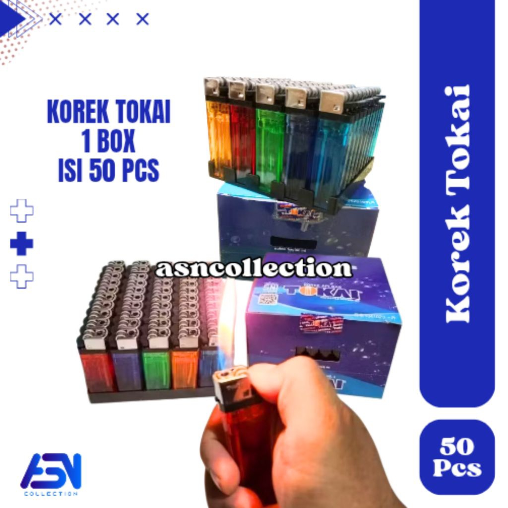 Jual Korek Gas Tokai 1 Box 50 Pcs | Shopee Indonesia