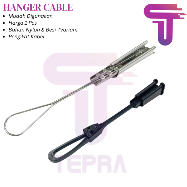 Jual Hanger Bracket Clamp Cable Besi / Nylon | Breket Kabel Fiber Optik ...