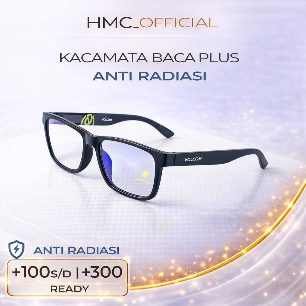 Jual VOLCOM Kacamata Baca Plus Pria Usia 40 Keatas Bluecromic ...
