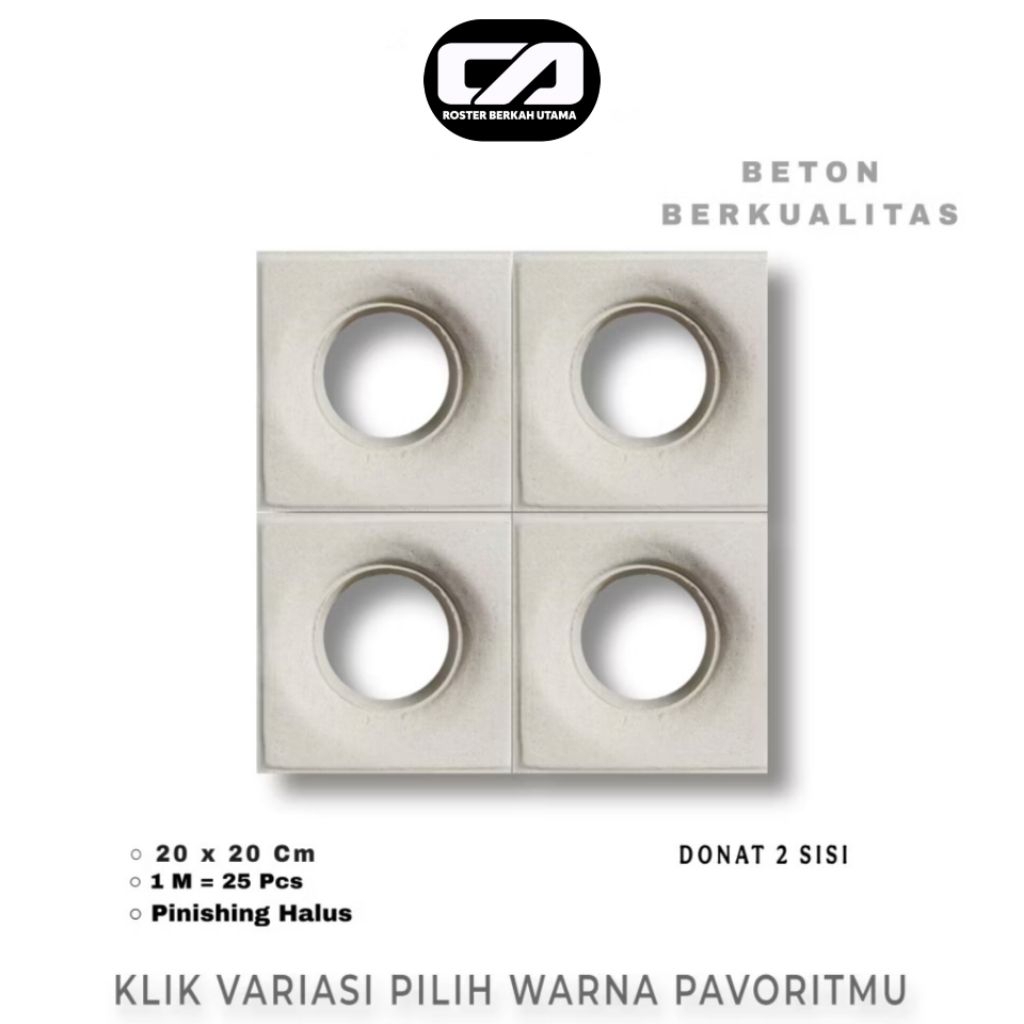 Jual ROSTER BERKAH UTAMA - Roster Beton Minimalis - Anti Tampias Model ...