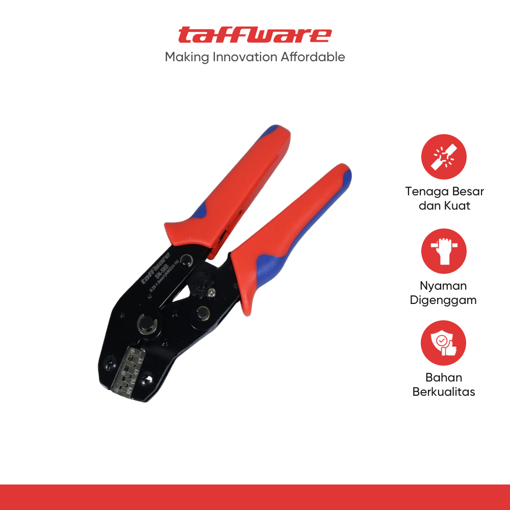 Jual Taffware Tang Crimper Terminal Cable Crimping Plier Compression ...