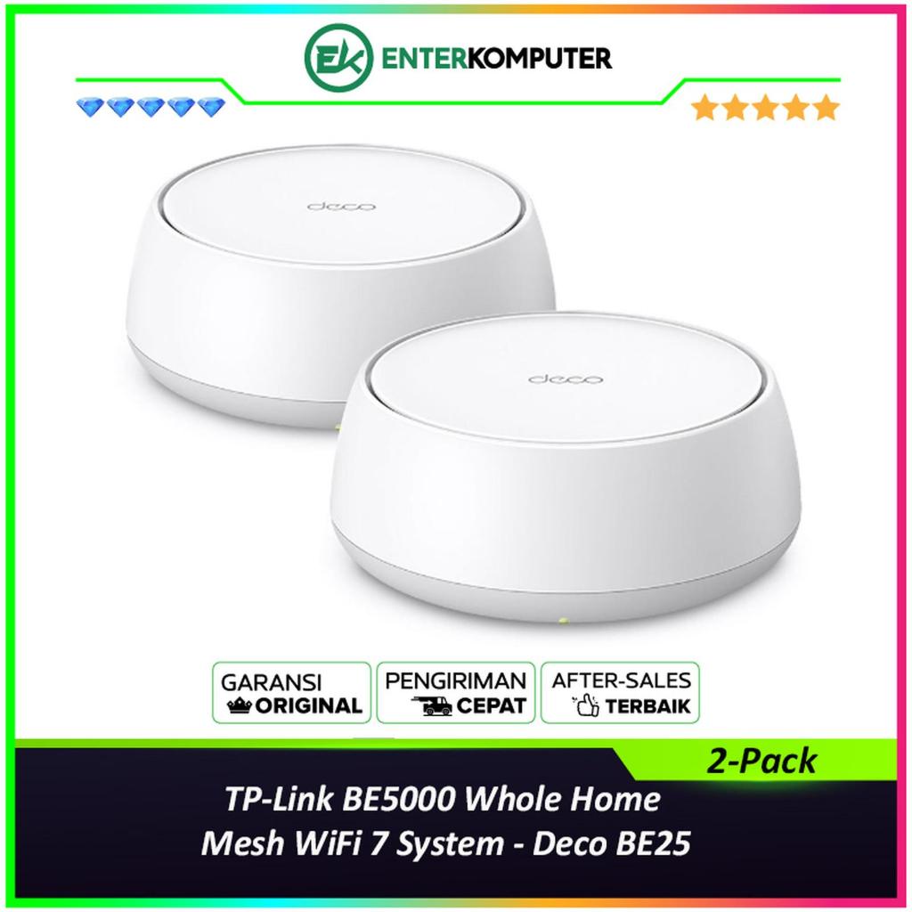 Jual TP-Link BE5000 Whole Home Mesh WiFi 7 System - Deco BE25 (2-Pack ...