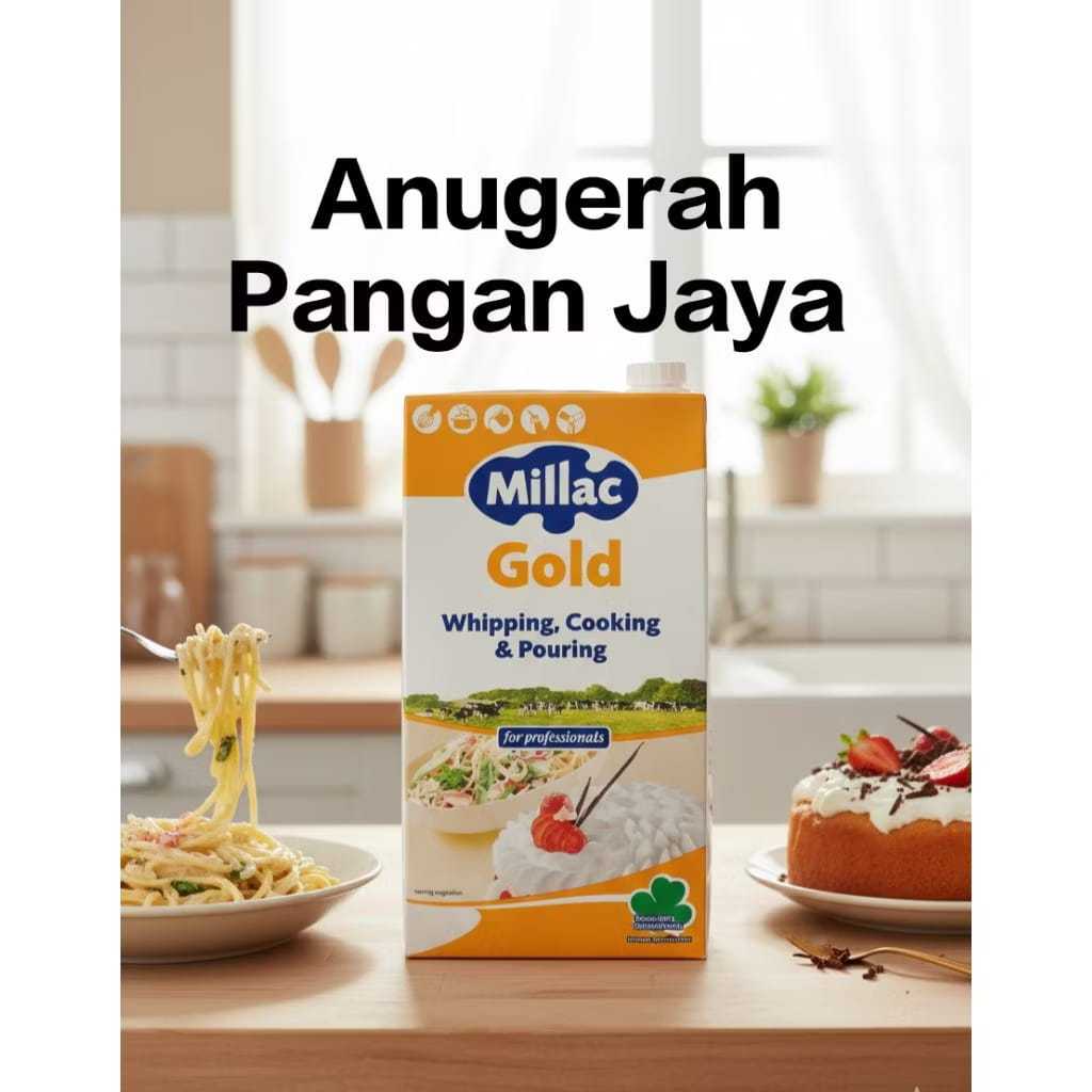 Jual MILLAC GOLD whip whipping cream 1kg | Shopee Indonesia