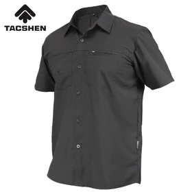 TACSHEN Kemeja Lengan Pendek Pria Tactical TEXAS