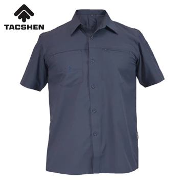 TACSHEN Kemeja Lengan Pendek Pria Tactical TEXAS