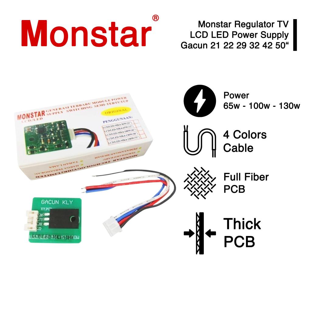 Jual Regulator TV LCD LED Power Supply Gacun 21 22 29 32 42 50 Inch ...