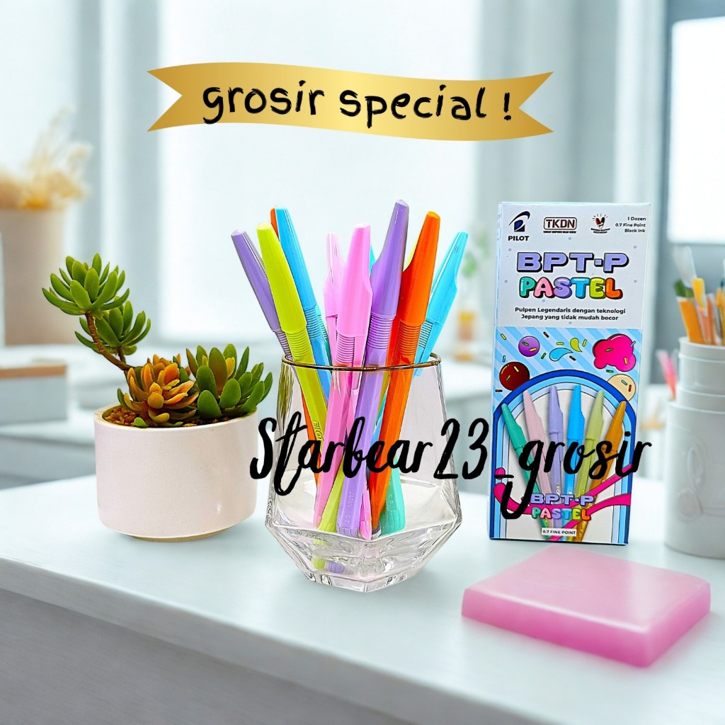 Jual BOLPEN PILOT BPT-P PASTEL 1 BOX ISI 12 PCS | Shopee Indonesia