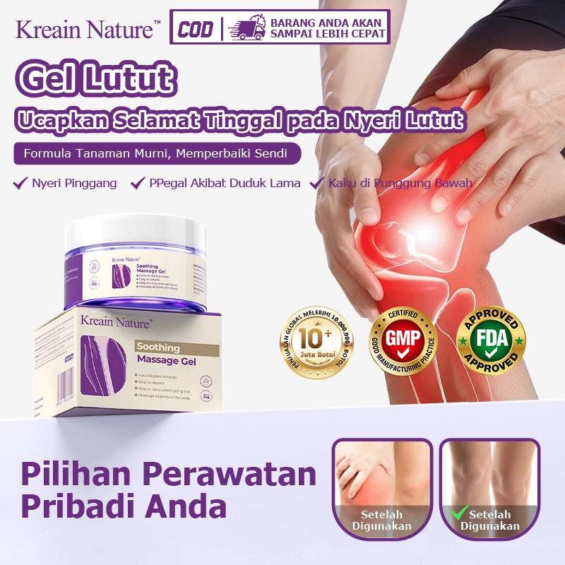 Kreian Nature Joint Soothing Gel Krim Kolagen Pijat Sendi Cepat Meresap Untuk Pe - foto 1