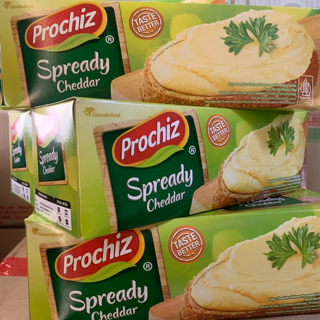 Jual Keju Prochiz Spready 2 Kg, Keju Oles Pilihan | Shopee Indonesia
