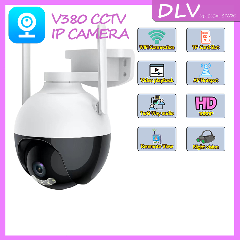 Jual V380 pro Outdoor CCTV WIFI Dual Lens IP Camera CCTV Waterproof ...