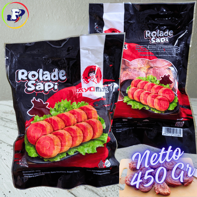 Jual Frozen Food Ayoma Rolade Sapi 450 Gr Praktis dan Halal | Shopee ...